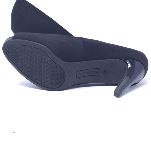 Bandolino Rainaa Stretch Lycra Pointed Toe Pumps Black Size 7M - Picture 8 of 10